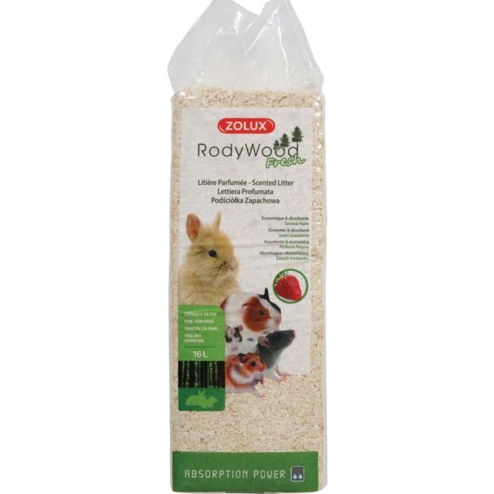 Litière parfuméee 16 L RodyWood Zolux - Pour rongeurs
