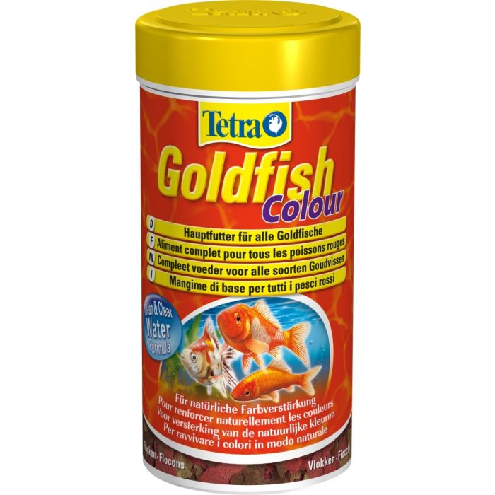 Tetra GoldFish Colour 250 ml - Aliment complet pour poissons rouges