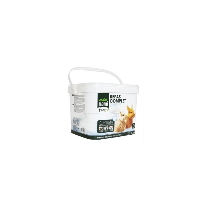 Repas complet pour lapin Toy et jeune lapin - Hamiform - 7 kg