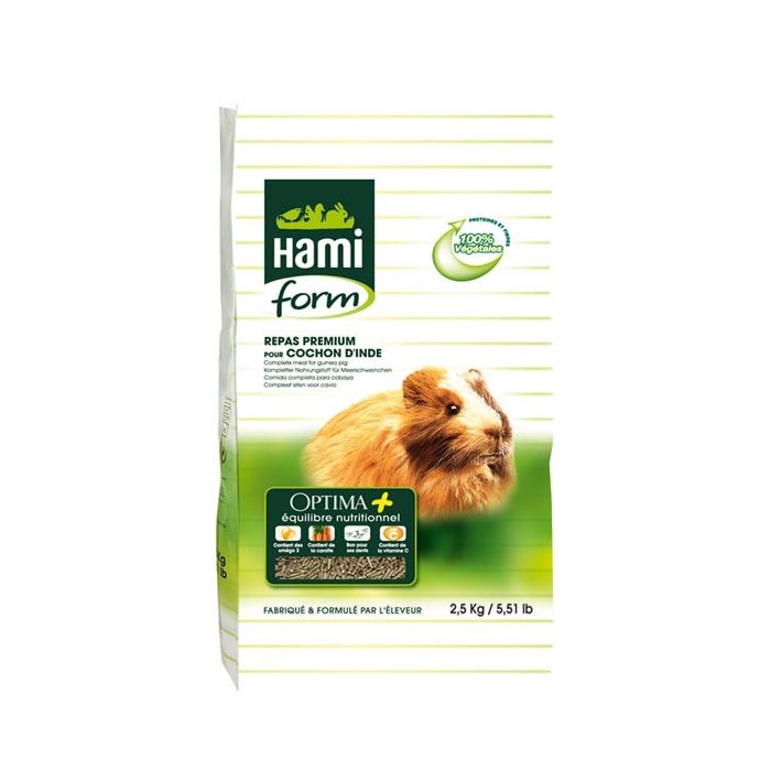 Repas complet pour Cochon d'inde - Hamiform - Optima + - 2.5 kg