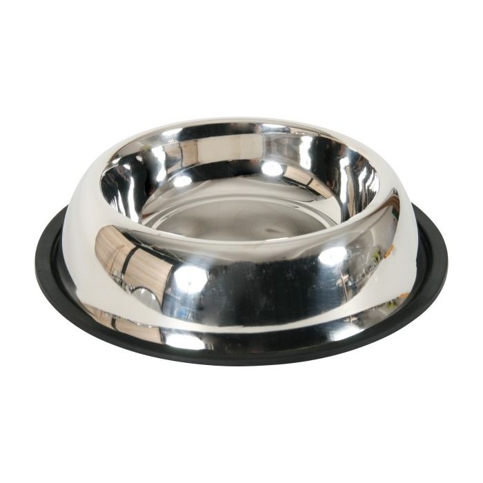 Gamelle inox antidérapante Ø 24 cm pour chien Zolux - 700 ml