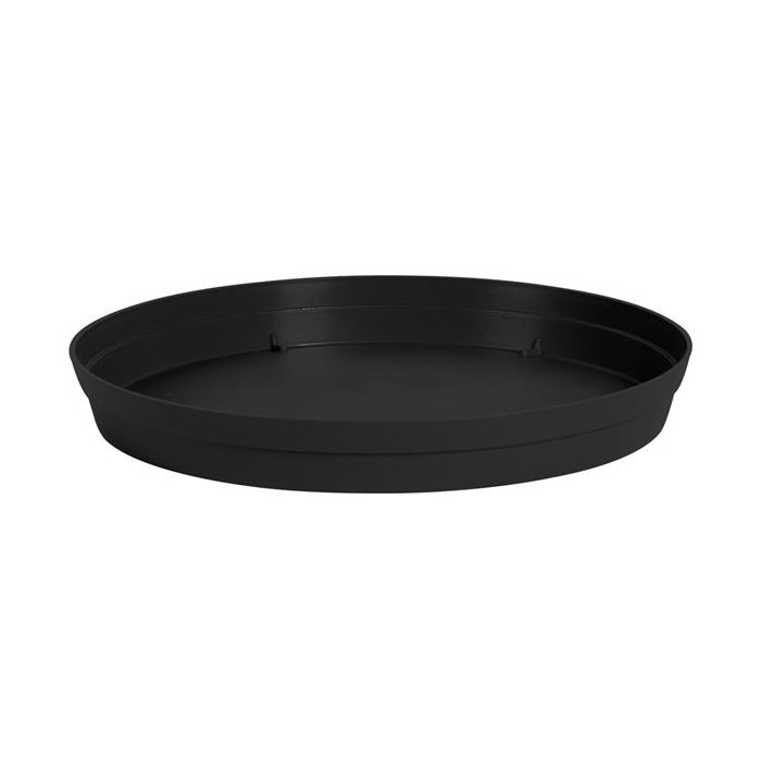 Soucoupe - Toscane - Ø 22.5 cm - Gris anthracite 