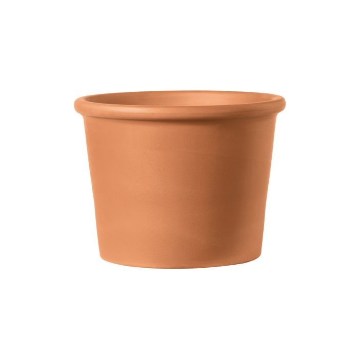 Vase cylindrique - Deroma - terre cuite - 18 cm
