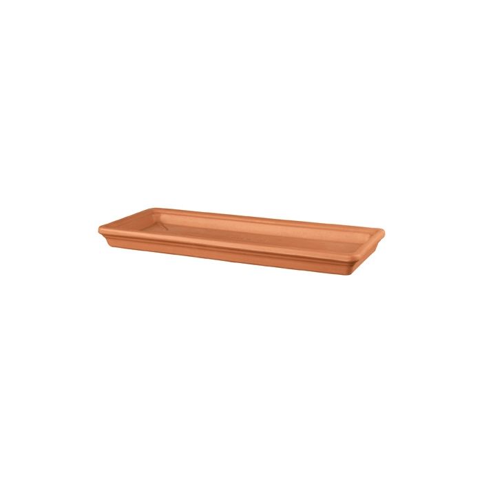 Plateau pour balconnière - Deroma - terre cuite - L.51 x l.22 x H.4