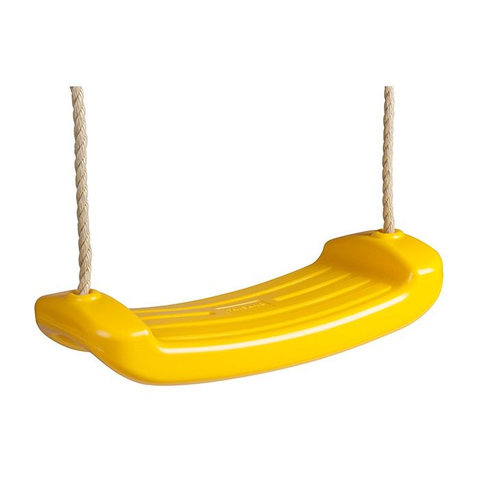 Balançoire en plastique jaune - Trigano - Pour portique 2.00/2.50 m 