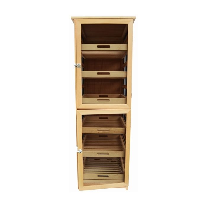 Garde-manger légumier fruitier - Masy - grand modèle - bois - 150x50x59 cm