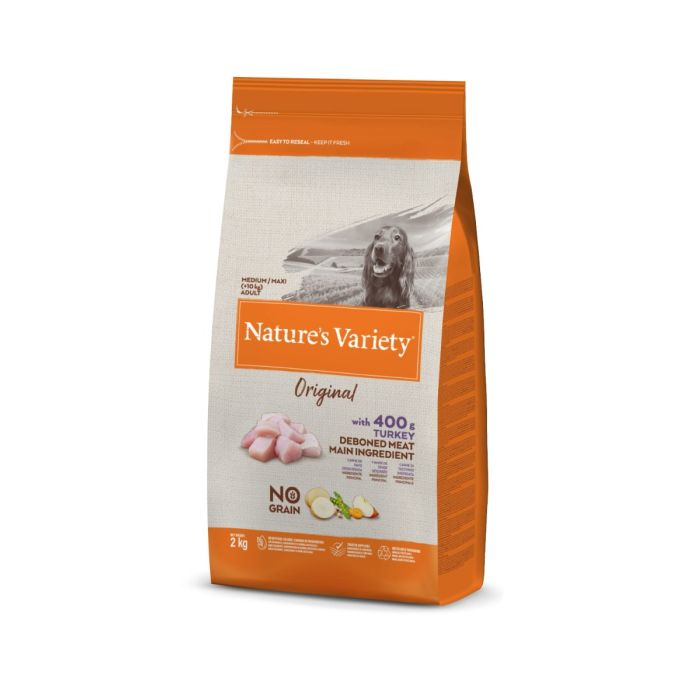 Nature's Variety - Original No Grain - Chien adulte - Medium/Maxi - kdinde - 2 kg