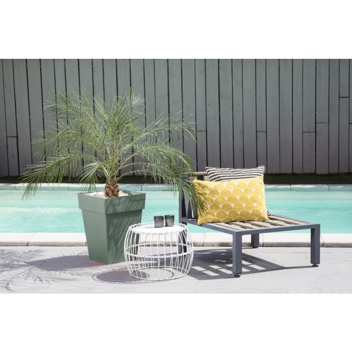 Bac mi-hauteur Toscane 40 cm - EDA - Vert laurier