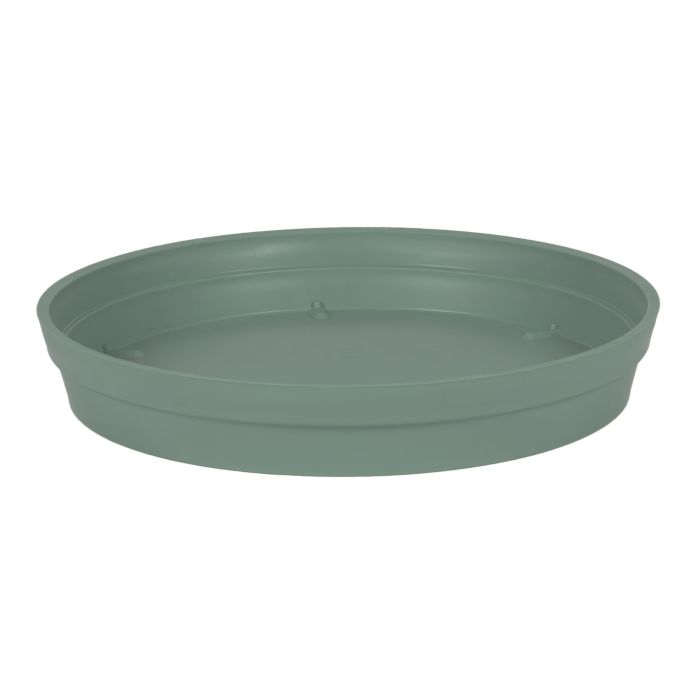 Soucoupe Toscane Ø28 cm pour pot Ø40 cm - EDA - Vert Laurier