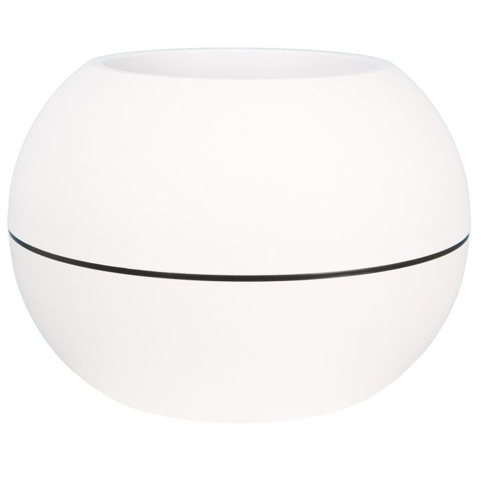 Pot Granit Boule Ø50 Blanc - Riviera