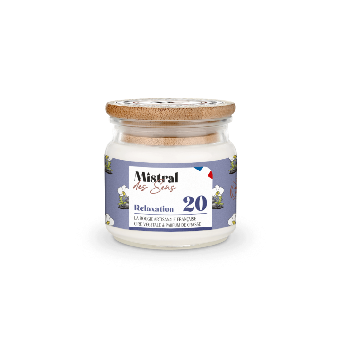 Bougie parfumée Relaxation - 150 ml - Mistral des Sens
