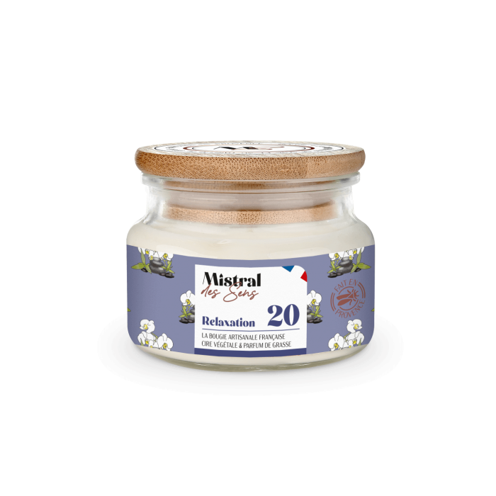 Bougie parfumée Relaxation - 300 ml - Mistral des Sens