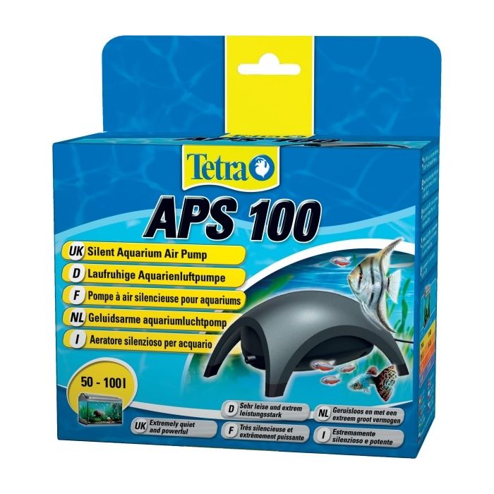 Tetra Pompe à air APS 100 - Pompe à air silencieuse pour aquariums