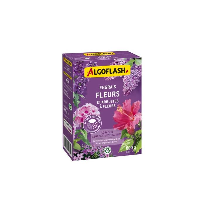 Engrais fleurs et arbustes - Algoflash - 800 g