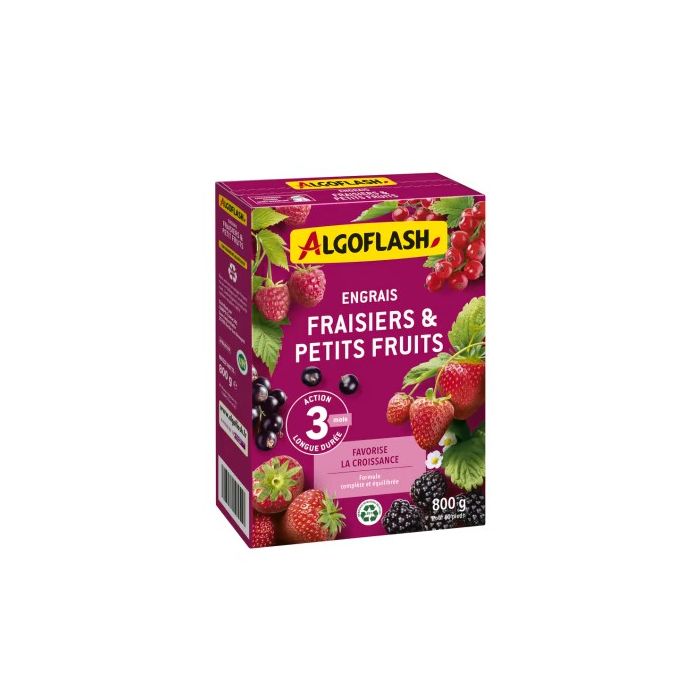 Engrais fraisiers - Algoflash - Boîte 800 g