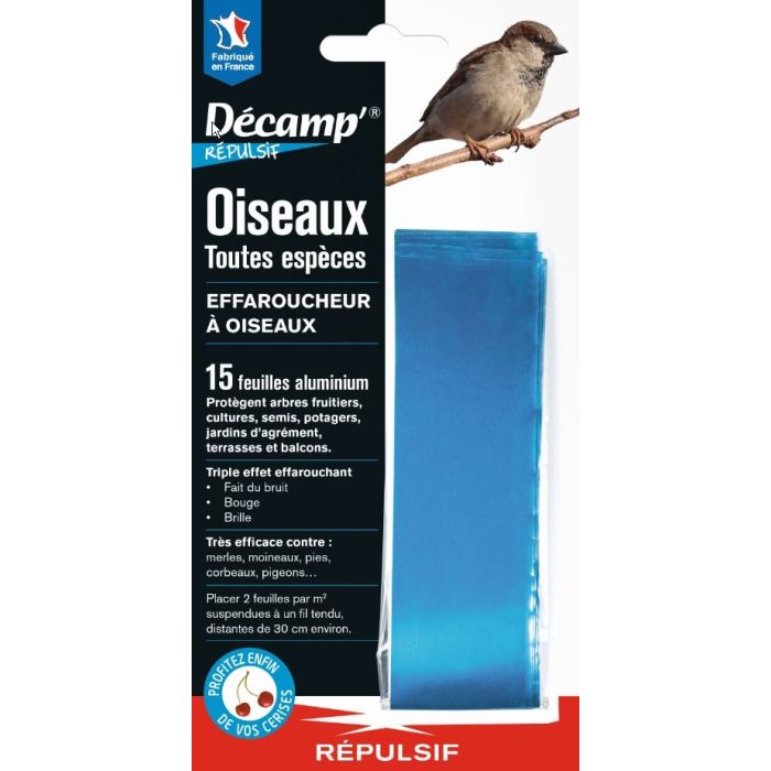 Effaroucheur Oiseaux Décamp' Répulsif CREA - 15 bandes