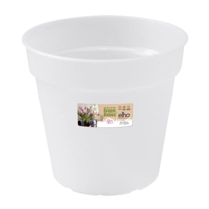 Pot Green Basics Orchidée - Elho - 17 cm - Transparent