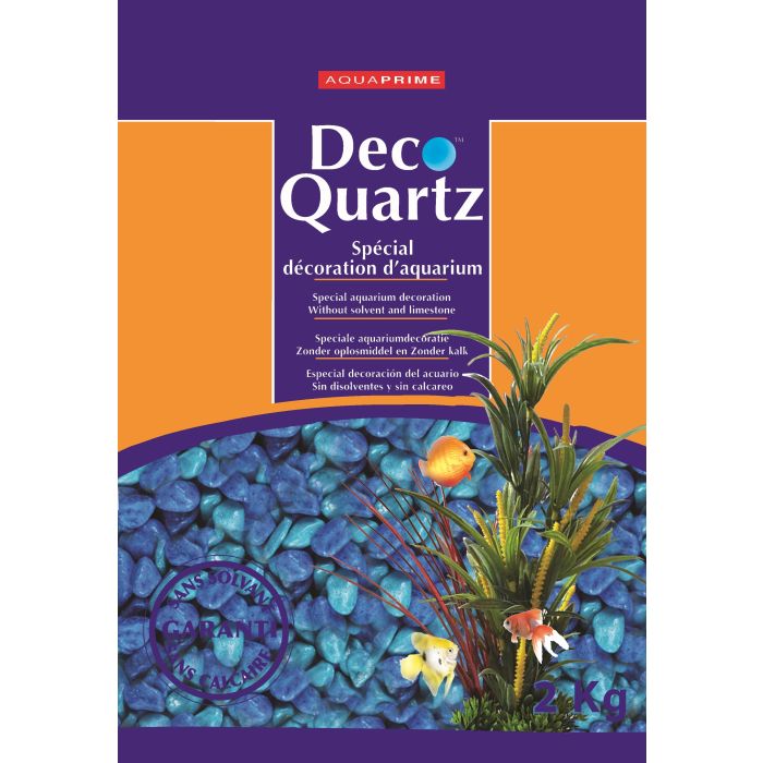 Gravier vernis bleu-turquoise - Aquaprime - 2 kg
