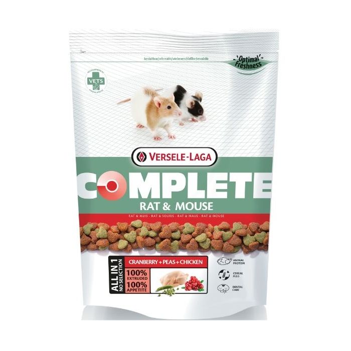 Granulés Complete Rat & Mouse pour rats et souris - Versele-Laga - 500 g