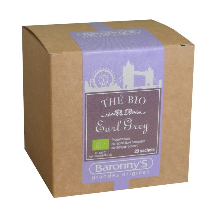 Thé Earl Grey BIO - Baronny's - 20 sachets