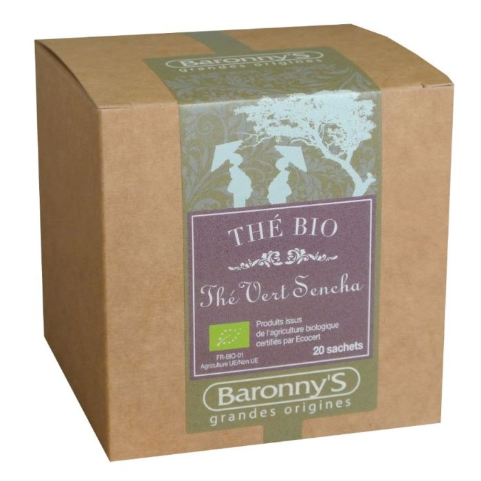 Thé Vert Sencha BIO - Baronny's - 20 sachets
