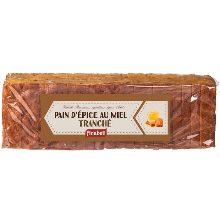 Pain d'épices au miel tranché - Finabeil - 500 gr