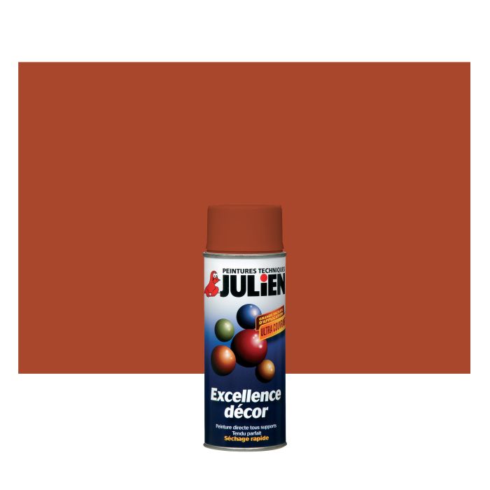 Aérosol peinture - Excellence Décor - Rouge feu - 0.4 L 