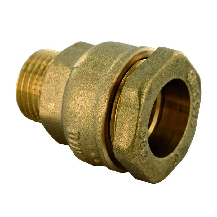 Raccord laiton mâle - ø25 mm - 20 x 27