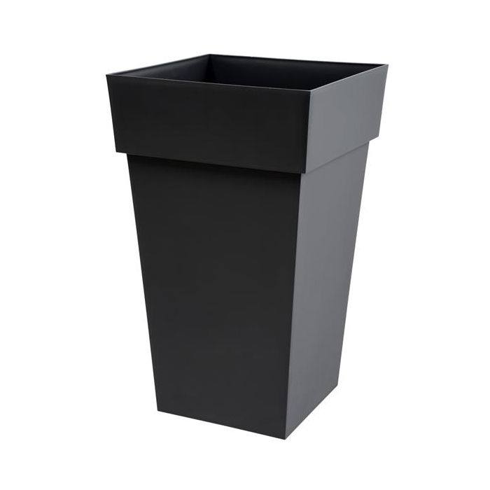 Pot - Toscane -  Carré - 62 L - Anthracite 