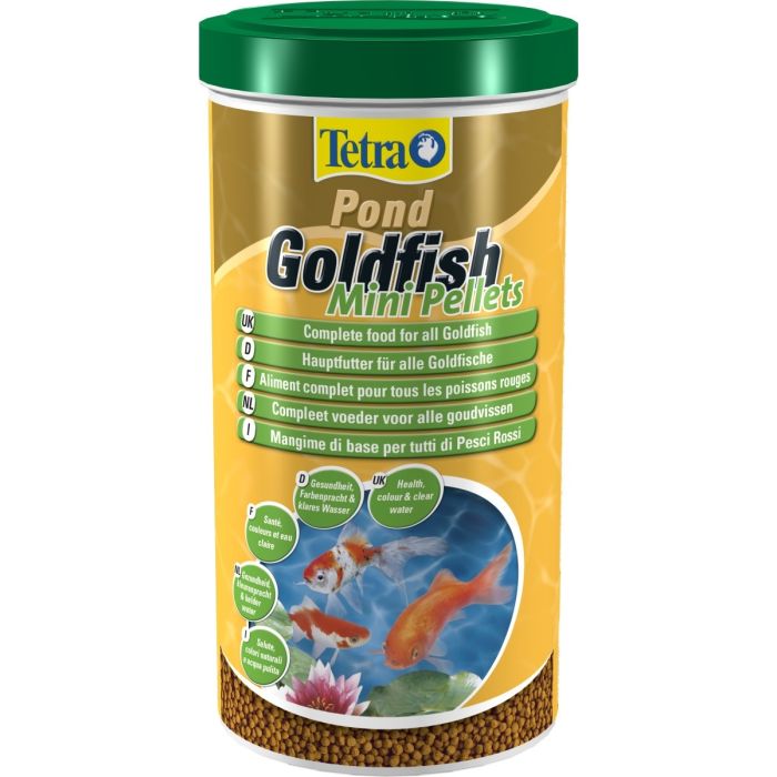 Tetra Pond GoldFish Mini Pellets 1 L - Aliment complet pour poissons rouges de bassin