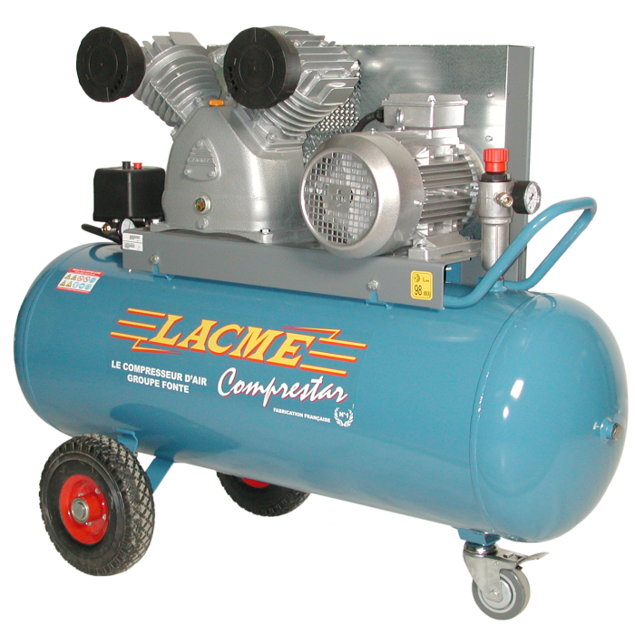 Compresseur à courroie triphasé - LACME - 36 V 150 T
