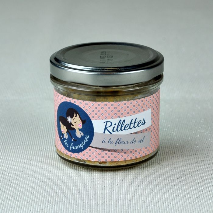 Rillettes fleur de sel de Guérande Les frangines - Secrets de Famille - 90 g