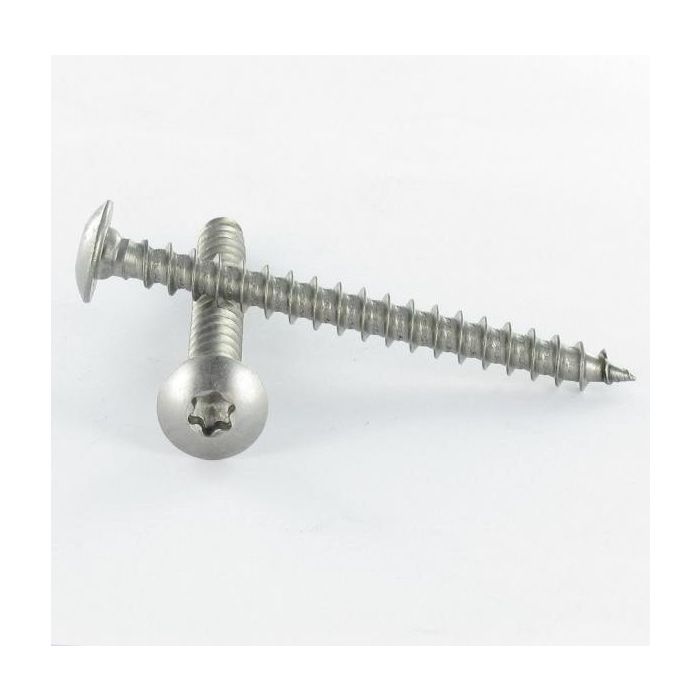 Vis à Bois x100 tête cylindrique large - LE BIHAN INOX - 6 x 40 mm 