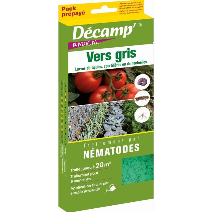 Insecticide aux nématodes contre vers gris Décamp' Radical - CREA