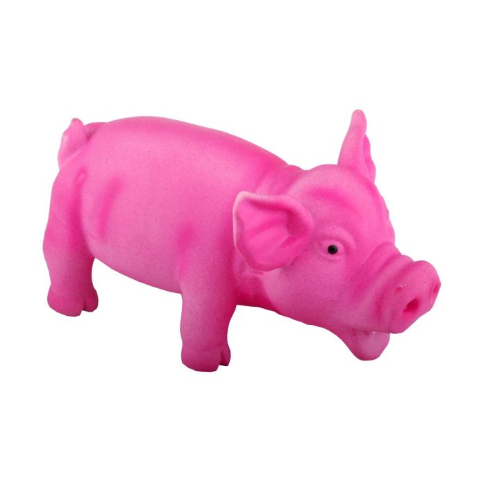 Jouet cochon sonore en latex - 20 cm