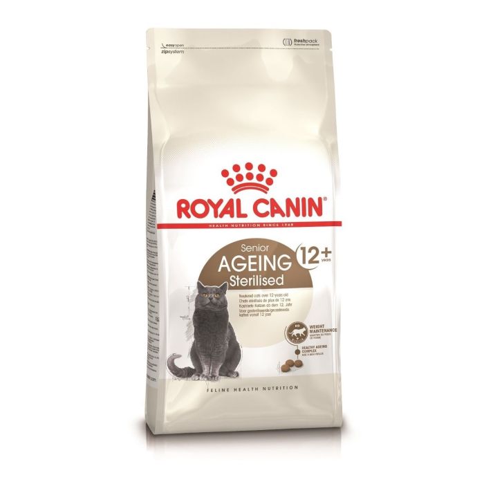 Croquettes pour chat stérilisé - Royal Canin - Stérilisé 12 ans et plus - 2 kg