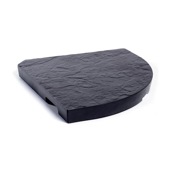Dalle - Béton - Pour mât déporté - Déco pierre - 18 Kg 