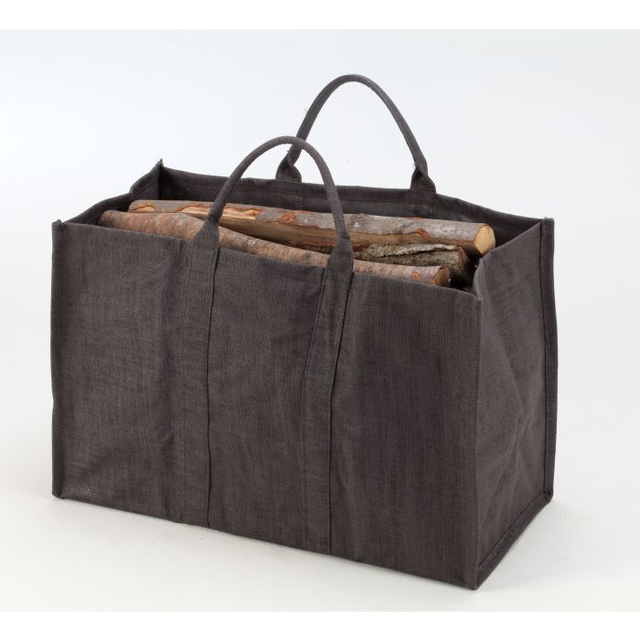 Sac à bûches - Naturéo - Gris