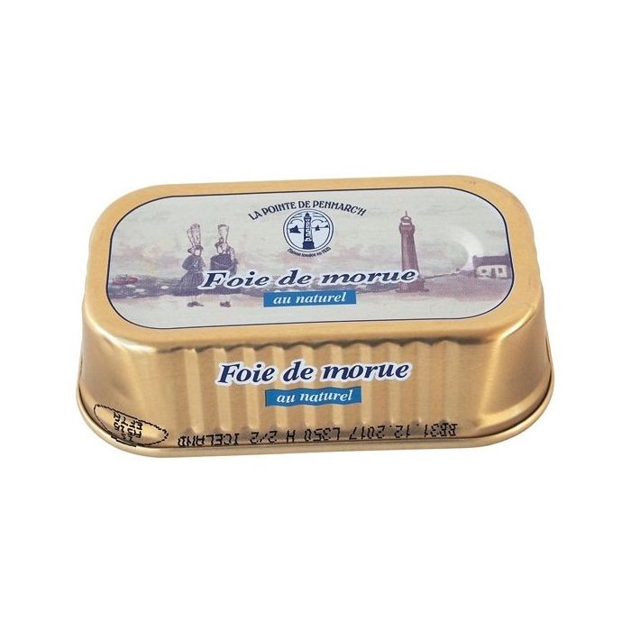 Foie de morue au naturel - La Pointe de Penmarc'h - 121 gr