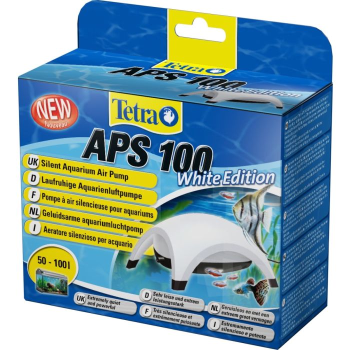 Tetra Pompe à air APS 100 White Edition - Pompe à air silencieuse pour aquarium