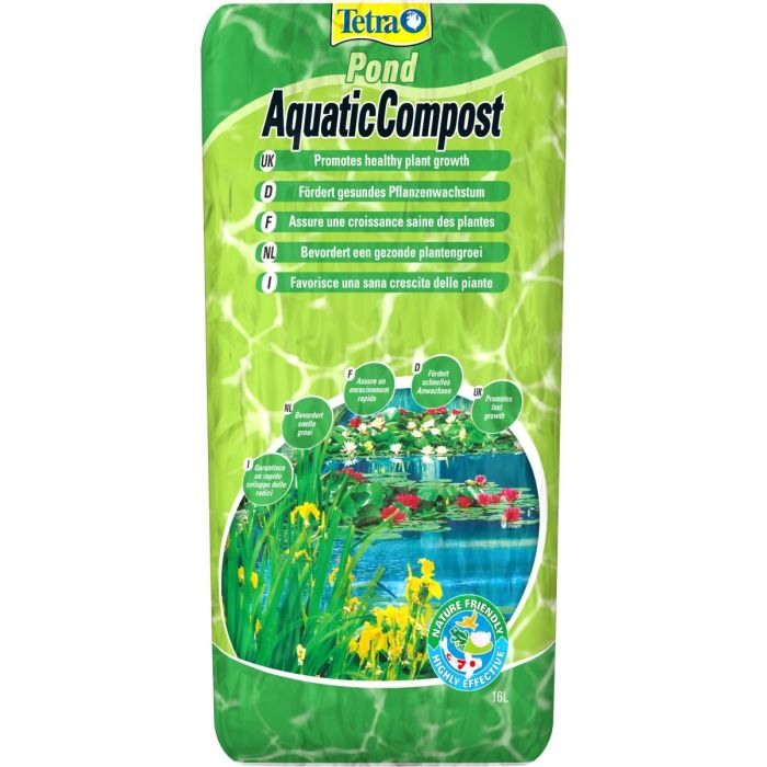 Tetra Pond Aquatic Compost 16 L - Traitement pour plantes de bassin