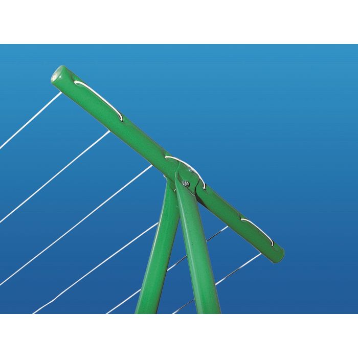 Séchoir de jardin en T - Avec corde à linge armature métal - 40 m