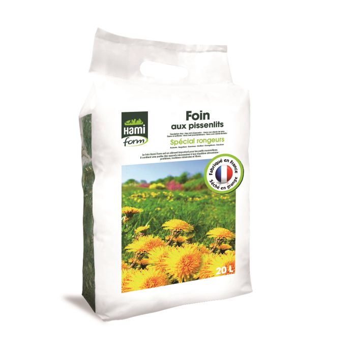 Foin Premium aux pissenlits - Hami Form - 20 L