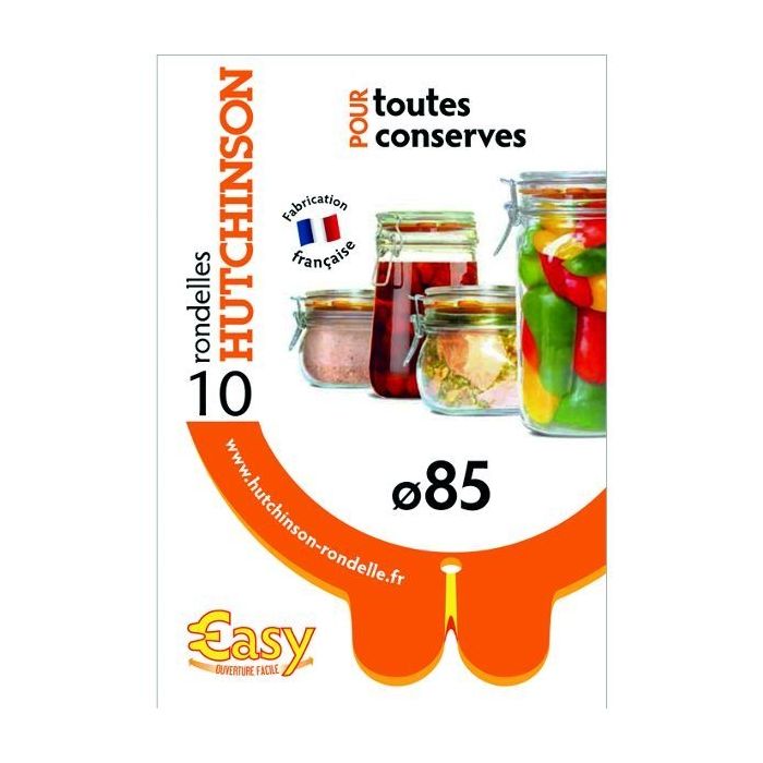 Rondelles universelles - Hutchinson - 2 oreilles - lot de 10 - Ø 85 mm