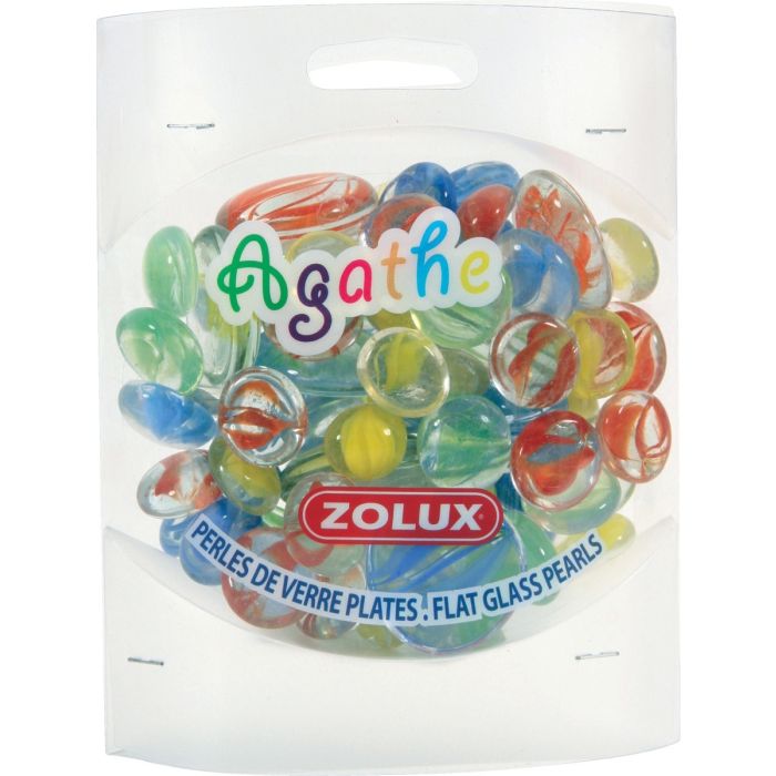 Perles de verre plates Agathe Mixte - Zolux
