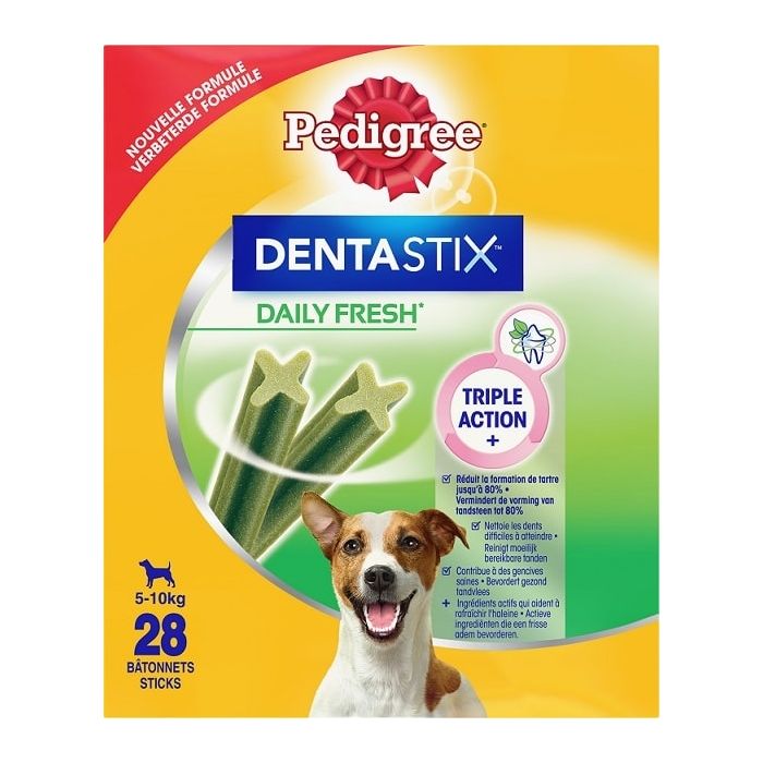 Dentastix fresh Bâtonnets hygiène bucco-dentaire pour petits chiens - Pedigree - 28 sticks