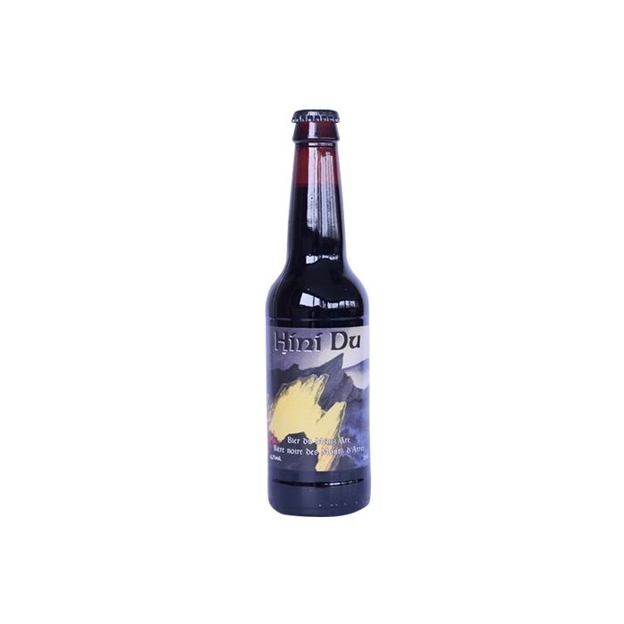 Bière noire Hini Du de type Stout - Brasserie An Alarc'h - 4
