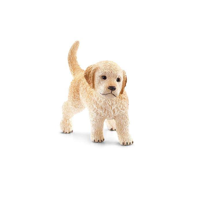 Figurine Chiot Golden Retriever - Schleich - 4.6 x 2.1 x 3.4 cm