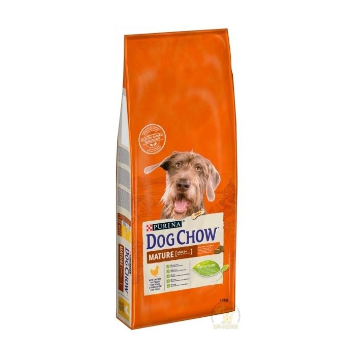Croquette pour chien Adult mature - Dog Chow - poulet - 14 kg 