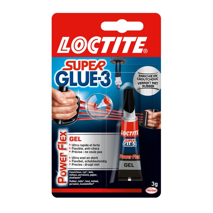 Colle - Loctite - Superglue 3 - Power Flex Gel - 3 g 